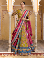 Multi Color Vasansi Silk Lehenga Set