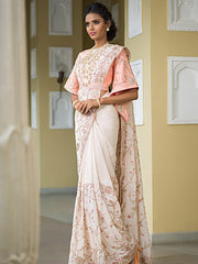 Off White Silk Saree