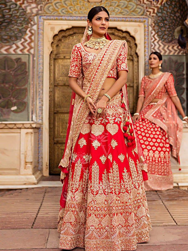 Pure Raw Silk Lehenga