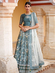 Handcrafted Gotta patti Silk Lehenga