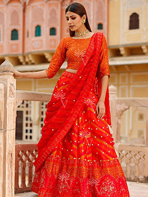 Traditional wear, silk, SALE, Leheriya, Lehenga set, Lehenga, Lehariya, Lehangas, Lehanga, Lahenga