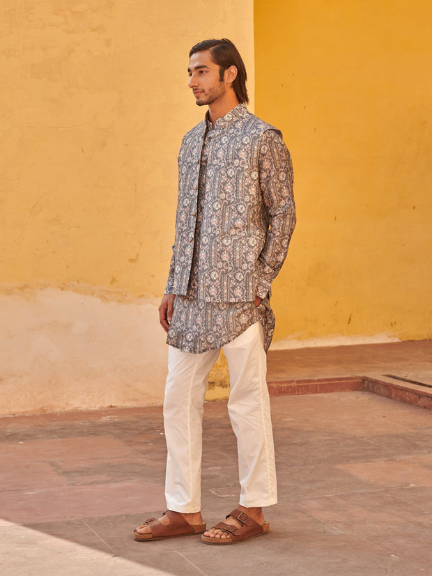 Francis Grey Full Button Kurta