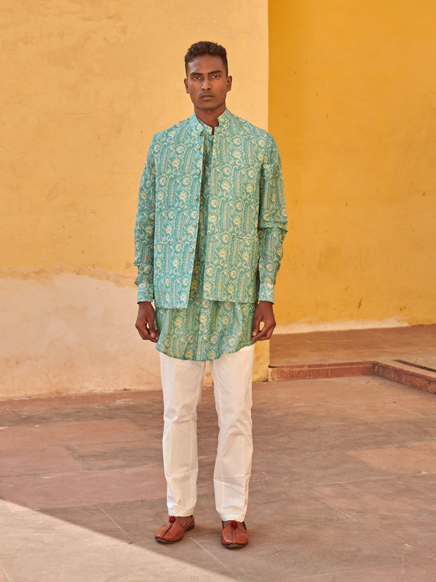 Francis Green Full Button Kurta