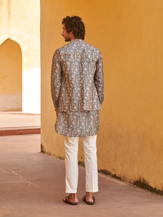 Francis Grey Kurta and Jacket Set