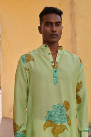 Freesia Green Ganganagery kurta