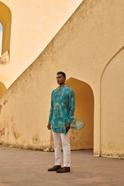 Green Arch Design Ganganagery Kurta