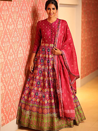 Anarkalis, Anarkali Gown, Gowns, Gown, Light Wear, Casual Wear , Party Wear, Printed Gowns, Prints, Printed Gown, Jaipuri Prints