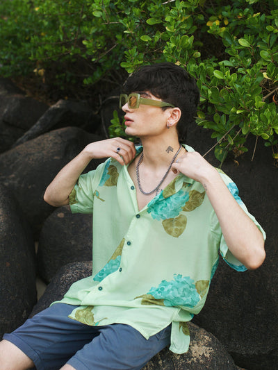 Freesia Green Oversize Shirt