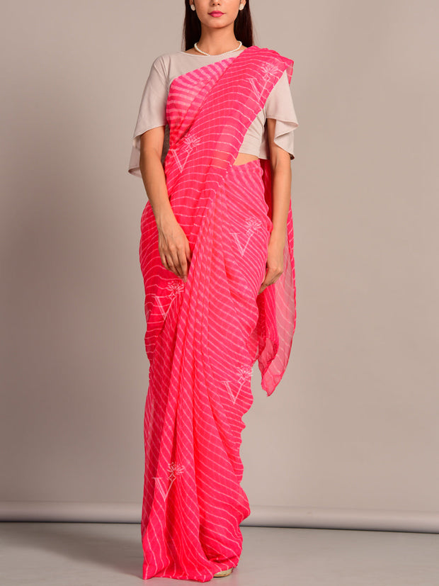 Leheriya Saree