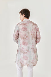 Seawhale Pastel Pink Ganganagery Kurta