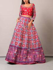 Purple Patola Lehenga Set