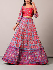 Purple Patola Lehenga Set