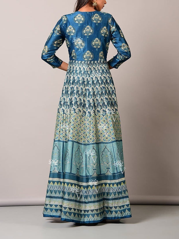 Blue Vasansi  Anarkali Tunic