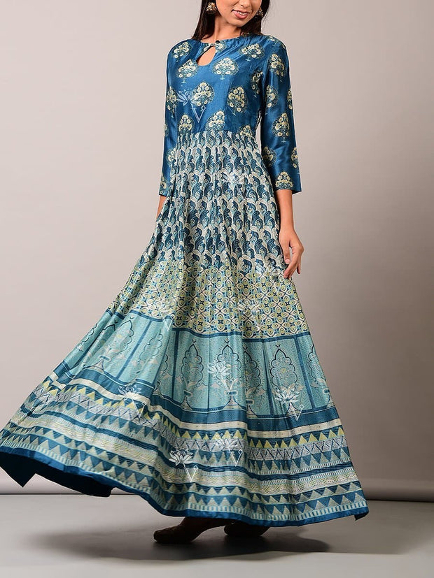 Blue Vasansi  Anarkali Tunic