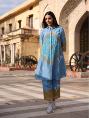 Blue Vasansi Silk Pant Set