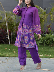 Violet Vasansi Silk Printed Co-ord Set