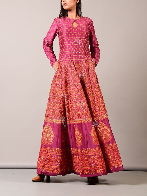 Anarkali, Anarkalis, Angrakha, Gown, Gowns, Long kurti, Western, Printed, Regular wear, Party wear