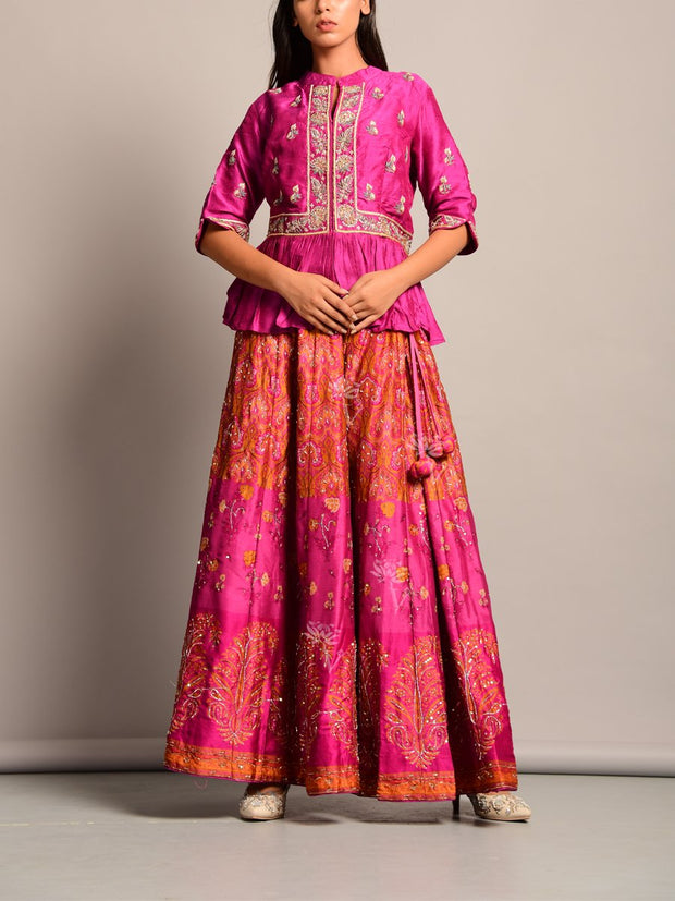 Lehenga, Lehenga Set, Peplum, Traditional, Contemporary, Festive Wear, Wedding Wear