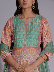 Multi Color Vasansi Silk Suit Set