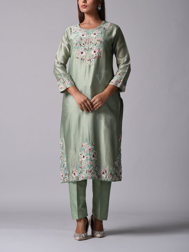 Buy Chanderi salwar suit