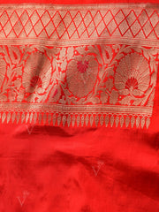 Pink Banarasi Silk Saree