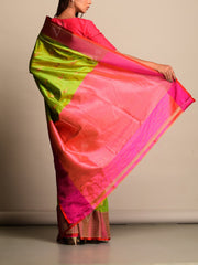 Green Banarasi Silk Saree