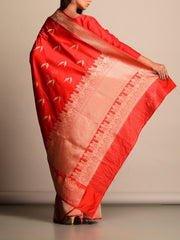 Red Banarasi Silk Saree