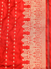 Red Banarasi Silk Saree