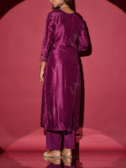 Wine Vasansi Silk Kurta