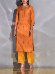 _label_New, DD28, MTO, U2, Vasansi Silk Kurti , Kurti , orange