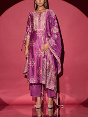 Purple Vasansi Silk Suit Set