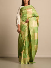 Green Banarasi Silk Saree