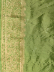 Green Banarasi Silk Saree