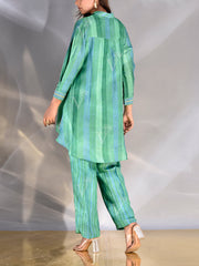 Green Vasansi Silk Co-ord Set