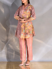 Crepe Vasansi Silk Co-ord Set