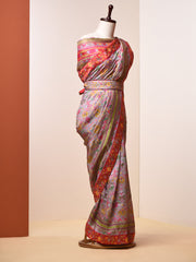 Lavender Vasansi Silk Patola Saree