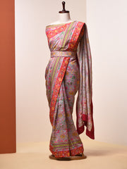 Lavender Vasansi Silk Patola Saree