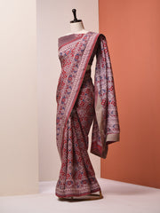 Grey Vasansi Silk Patola Saree