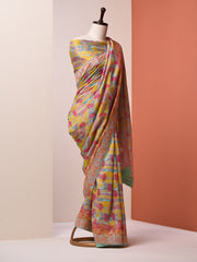 Multi-Color Vasansi Silk Saree