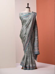 Dolphin Gray Vasansi Silk Saree ,DD00, dropship, _label_Ready to Ship, CH