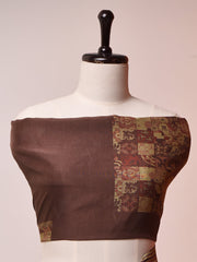 Walnut Brown Vasansi Silk Saree