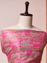 Pink Vasansi Silk Printed Saree