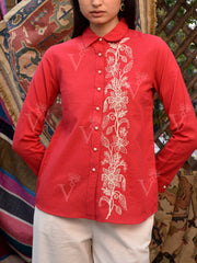 Red Cotton Shirt