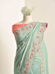 Green Silk Saree