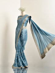 Blue Silk Saree