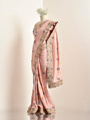 Light Pink Silk Saree