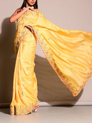 Yellow Gotta Patti Saree