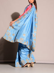 Blue  Gotta Patti Saree