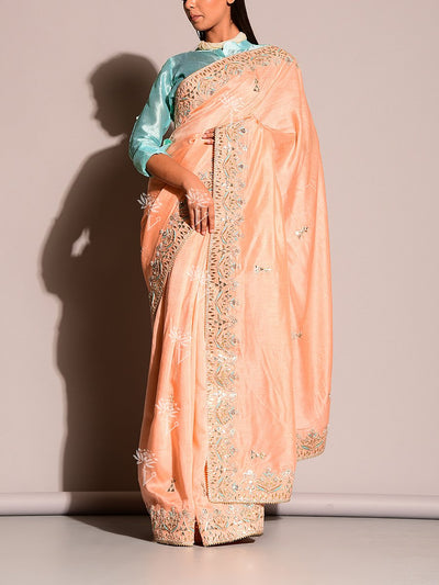 Silk Sare, Silk, Saree, Heavy, Gotta Patti, Zardosi, Designer Saree, Classy