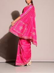 Pink Gotta Patti Saree